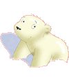 Disegno di Piuma il piccolo Orsetto Polare